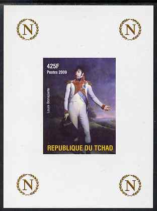 Chad 2009 Napoleon #7 Louis Bonaparte imperf deluxe sheet unmounted mint. Note this item is privately produced and is offered purely on its thematic appeal. , stamps on personalities, stamps on napoleon, stamps on   , stamps on dictators.