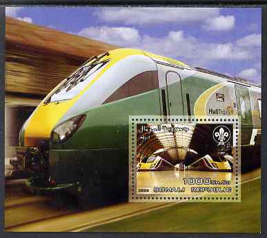 Somalia 2006 Railways perf m/sheet unmounted mint, stamps on railways