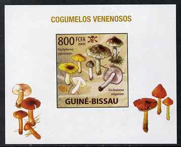 Guinea - Bissau 2009 Poisonous Mushrooms #05 individual imperf deluxe sheet unmounted mint. Note this item is privately produced and is offered purely on its thematic appeal, stamps on fungi