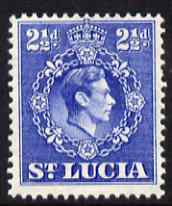 St Lucia 1938-48 KG6 2.5d ultramarine perf 14.5 x 14 unmounted mint SG 132, stamps on , stamps on  kg6 , stamps on 