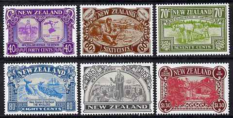 New Zealand 1989 NZ Heritage - 2nd issue - The People perf set of 6 unmounted mint, SG 1505-10, stamps on , stamps on  stamps on heritage, stamps on  stamps on maps, stamps on  stamps on ploughing, stamps on  stamps on gold, stamps on  stamps on mining, stamps on  stamps on whales