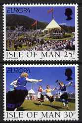Isle of Man 1998 Europa - Festivals set of 2 unmounted mint, SG 817-18, stamps on europa, stamps on dancing