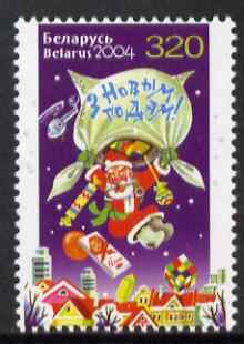 Belarus 2004 Christmas and New Year 320r unmounted mint SG 614, stamps on christmas