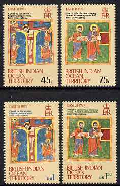 British Indian Ocean Territory 1973 Easter perf set of 4 unmounted mint, SG 47-50, stamps on easter