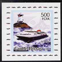 Guinea - Bissau 2006 Ships & Lighthouses #5 - Sea Cat individual imperf deluxe sheet unmounted mint. Note this item is privately produced and is offered purely on its thematic appeal, stamps on ships, stamps on lighthouses