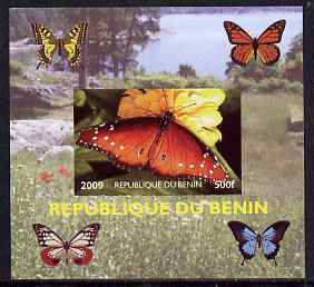 Benin 2009 Butterflies #3 individual imperf deluxe sheet unmounted mint. Note this item is privately produced and is offered purely on its thematic appeal, stamps on butterflies, stamps on 