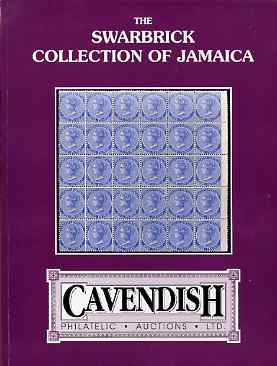 Auction Catalogue - Jamaica - Cavendish 29 Sept 1995 - the Swarbrick coll - cat only, stamps on 