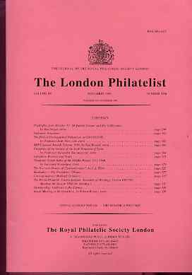 Literature - London Philatelist Vol 107 Number 1260 dated November 1998 - with articles relating to Syria Forgeries, Thailand & Czechoslovakia, stamps on 