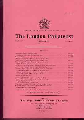Literature - London Philatelist Vol 107 Number 1261 dated December 1998 - with articles relating to Syria Forgeries, Stellaland & Norway, stamps on 