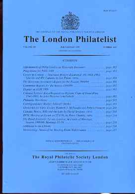 Literature - London Philatelist Vol 108 Number 1267 dated Jul-Aug 1999 - with articles relating to Cape of Good Hope & Canada, stamps on 