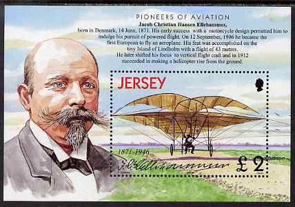 Jersey 2003 Centenary of Powered Flight perf m/sheet unmounted mint, SG MS1080, stamps on aviation