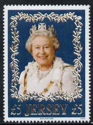 Jersey 2006 80th Birthday Queen Elizabeth II \A35 unmounted mint, SG 1272, stamps on royalty