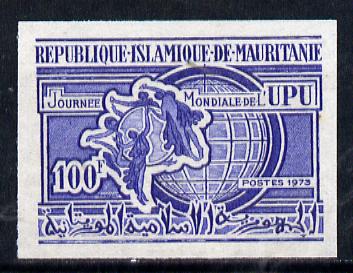 Mauritania 1973 World Universal Postal Union Day imperf colour trial proof (SG 423) several different colour combinations available but price is for ONE unmounted mint, stamps on , stamps on  upu , stamps on 