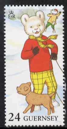 Guernsey 1993 Rupert Bear 24p unmounted mint, SG 605, stamps on children, stamps on bears, stamps on 