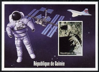 Guinea - Conakry 2004 (?) Space Exploration #5 perf souvenir sheet unmounted mint. Note this item is privately produced and is offered purely on its thematic appeal, stamps on , stamps on  stamps on space, stamps on  stamps on concorde