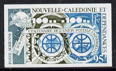 New Caledonia 1974 UPU (Telecommunications) imperf colour trial proof (SG 544) several different colour combinations available but price is for ONE unmounted mint, stamps on upu    communications, stamps on  upu , stamps on 