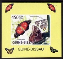 Guinea - Bissau 2009 Butterflies individual imperf deluxe sheet #4 unmounted mint. Note this item is privately produced and is offered purely on its thematic appeal                                                                                                                                                                                                                                                                                                                                                                                                                                                                                                                                                                                                                                                                                                                                                                                                                                                                                                   , stamps on butterflies