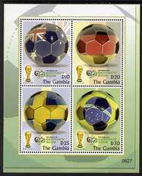Gambia 2006 Football World Cup Championships perf m/sheet unmounted mint, SG MS4971, stamps on football, stamps on world cup, stamps on 