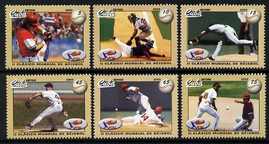 Cuba 2009 World Baseball Competition perf set of 6 unmounted mint , stamps on sport, stamps on baseball