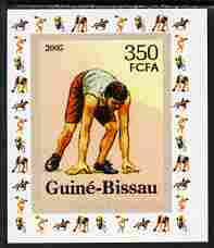 Guinea - Bissau 2006 Sports - Running individual imperf deluxe sheet unmounted mint. Note this item is privately produced and is offered purely on its thematic appeal, stamps on sport, stamps on running
