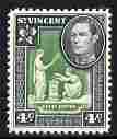 St Vincent 1949-52 KG6 Pictorial def 4c green & black unmounted mint SG 167, stamps on , stamps on  stamps on , stamps on  stamps on  kg6 , stamps on  stamps on 