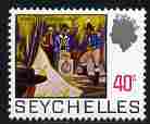 Seychelles 1969-75 Laying Stone 40c on slightly toned paper (original 1972 issue) unmounted mint SG268, stamps on , stamps on  stamps on aviation