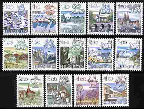 Switzerland 1982 Signs of the Zociac perf set of 14 unmounted mint SG 1034-45, stamps on astrology, stamps on zodiac, stamps on space.astronomy
