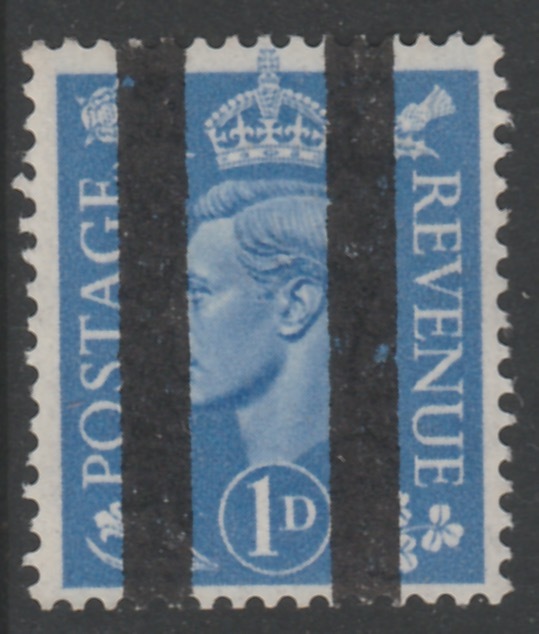 Great Britain 1950-52 KG6 1d light ultramarine overprinted with Post Office Training School Bars, as SG 504, stamps on , stamps on  kg6 , stamps on 