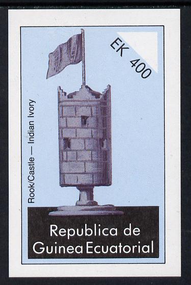 Equatorial Guinea 1976 Chessmen 400ek imperf m/sheet (Mi BL 243) unmounted mint . NOTE - this item has been selected for a special offer with the price significantly reduced, stamps on , stamps on  stamps on chess  