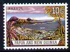 Papua New Guinea 1963 Rabaul 10s unmounted mint, SG 44, stamps on tourism