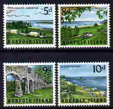 Norfolk Island 1964 Views perf set of 4 unmounted mint SG 51-54, stamps on , stamps on  stamps on tourism
