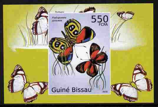 Guinea - Bissau 2010 Butterflies #03 individual imperf deluxe sheet unmounted mint. Note this item is privately produced and is offered purely on its thematic appeal , stamps on butterflies