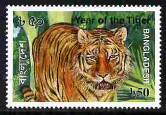 Bangladesh 2010 Chinese New Year - Year of the Tiger unmounted mint, stamps on lunar, stamps on animals, stamps on tigers