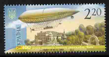 Ukraine 2011 Zeppelin 2h20 unmounted mint , stamps on aviation, stamps on airships, stamps on zeppelins