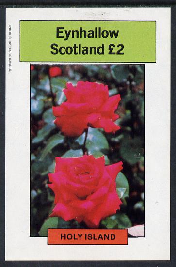 Eynhallow 1982 Roses imperf deluxe sheet (Â£2 value) unmounted mint, stamps on flowers   roses
