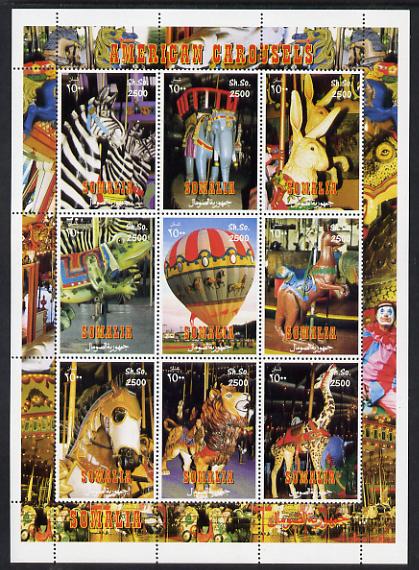 Somalia 2000 Circus perf sheetlet containing 9 values unmounted mint. Note this item is privately produced and is offered purely on its thematic appeal , stamps on , stamps on  stamps on circus, stamps on  stamps on balloons, stamps on  stamps on elephants, stamps on  stamps on giraffes, stamps on  stamps on horses, stamps on  stamps on lions, stamps on  stamps on 