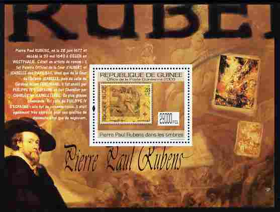 Guinea - Conakry 2009 Stamp on Stamp - Peter Paul Rubens perf m/sheet unmounted mint, stamps on , stamps on  stamps on stamponstamp, stamps on  stamps on stamp on stamp, stamps on  stamps on personalities, stamps on  stamps on rubens, stamps on  stamps on arts