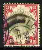 Great Britain 1887-1900 QV Jubilee 1s green & red good used cat A3125, stamps on , stamps on  stamps on great britain 1887-1900 qv jubilee 1s green & red good used cat \a3125