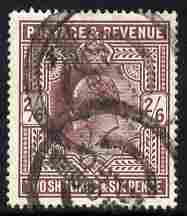 Great Britain 1902-13 KE7 2s6d purple good used  cat A3140, stamps on , stamps on  stamps on great britain 1902-13 ke7 2s6d purple good used  cat \a3140