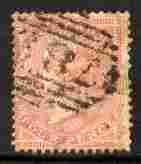 Great Britain 1855-57 QV 4d red wmk large garter good used few nibbled perfs SG 66a cat \A3110, stamps on 