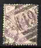 Great Britain 1883-84 QV 3d lilac good used SG191 cat \A390, stamps on 