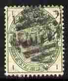Great Britain 1883-84 QV 4d dull green good used SG192 cat \A3185, stamps on 