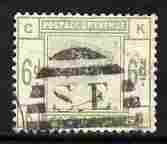 Great Britain 1883-84 QV 6d dull green with London SE cancel SG194 cat \A3200, stamps on 