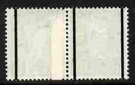 Great Britain 1957 Wilding graphite-lined issue 1.5d coil join pair unmounted mint as SG563, stamps on 