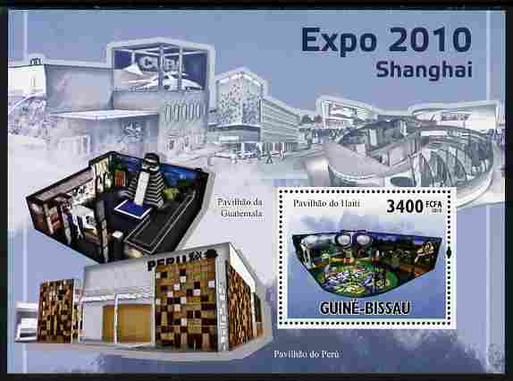 Guinea - Bissau 2010 Shanghai EXPO 2010 perf s/sheet unmounted mint , stamps on expo