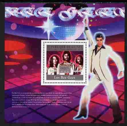 Guinea - Conakry 2010 Bee Gees (pop group) perf s/sheet unmounted mint, Michel BL 1816, stamps on music, stamps on pops, stamps on rock, stamps on 