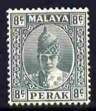 Malaya - Perak 1938-41 Sultan 8c grey mounted mint SG110, stamps on , stamps on  kg6 , stamps on 