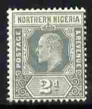 Northern Nigeria 1910-11 KE7 MCA 2d grey mounted mint SG 30, stamps on , stamps on  stamps on , stamps on  stamps on  ke7 , stamps on  stamps on 