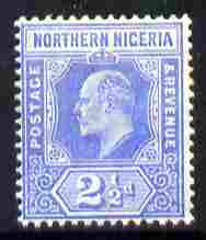 Northern Nigeria 1910-11 KE7 MCA 2.5d blue mounted mint SG 31, stamps on , stamps on  ke7 , stamps on 