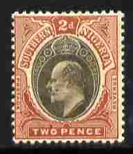 Southern Nigeria 1903-04 KE7 Crown CA 2d grey-black & chestnut mounted mint SG 12, stamps on , stamps on  ke7 , stamps on 